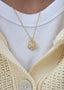 Lykkeblomst Necklace White Gold