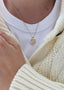 Lykkeblomst Necklace White Gold