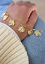 Ocean's Heartbeat Necklace Champagne Gold