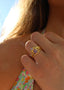 Luna ring Lavender Gold - Ringer