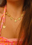 Ocean's Heartbeat Necklace Champagne Gold - Halskjede
