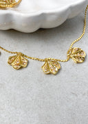 Ocean's Heartbeat Necklace Champagne Gold - Halskjede