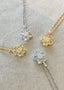 Lykkeblomst Necklace Blue Silver - Halskjede