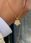 Lykkeblomst Necklace White Gold