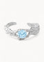 Melodie Blue, sølv ring - LOULOUIS