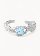Melodie Blue, sølv ring - LOULOUIS