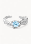 Melodie Blue, sølv ring - LOULOUIS