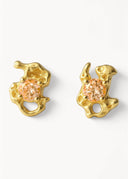 Melodie Earrings Champagne Gold - Øredobber