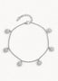 Sunflower Anklet Silver - Ankelkjeder
