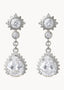 DewDrops Earrings Silver - Øredobber