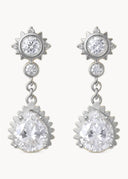 DewDrops Earrings Silver - Øredobber