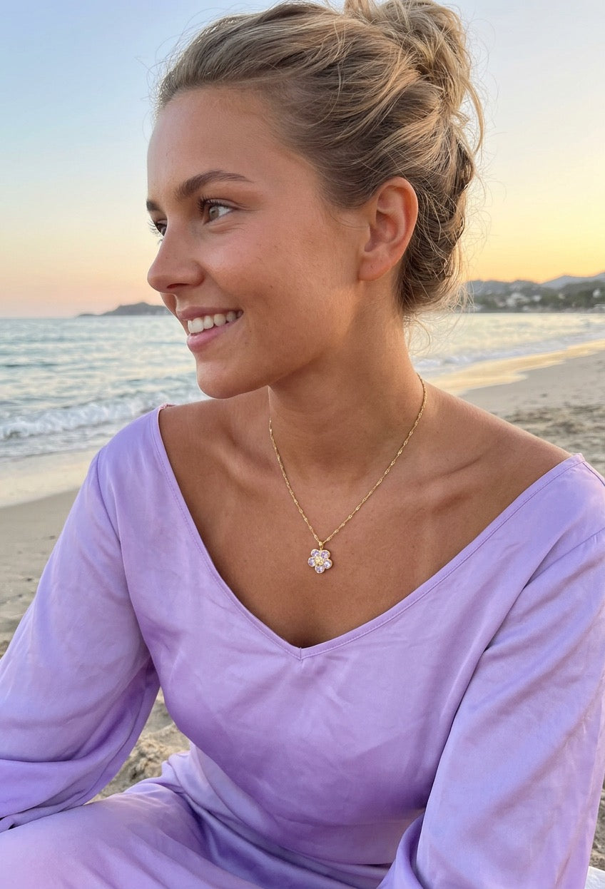 Lykkeblomst Halskjede