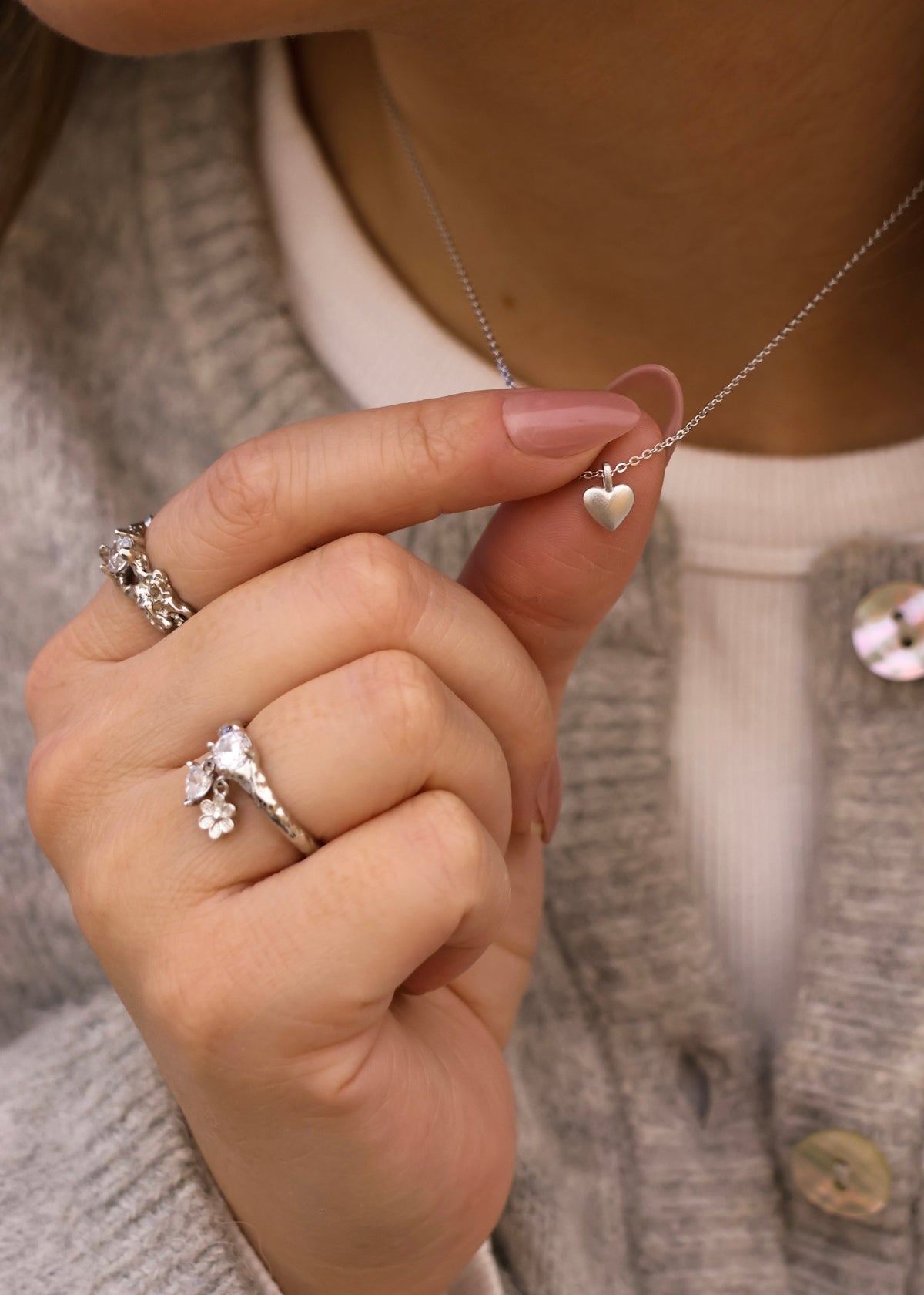 Little heart halskjede