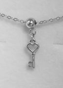 Hjertenøkkel charm