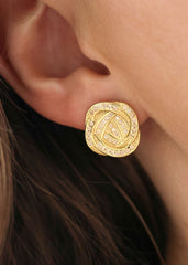 Champagne Knot Earrings