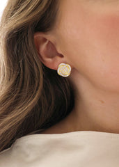 Lavender Knot Earrings