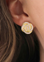 Lavender Knot Earrings