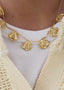 Ocean's Heartbeat Necklace Champagne Gold