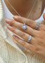 Lykkeblomst Necklace Lavender Silver