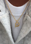 Lykkesten Necklace Lavender Gold
