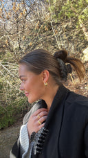 Dome Hoops Medium Gold - Øredobber