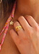 Luna Ring Champagne Gold - Ringer