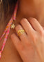 Luna Ring Champagne Gold - Ringer