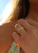 Luna ring Lavender Gold - Ringer