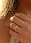 Luna ring Lavender Gold - Ringer