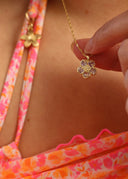 Lykkeblomst Necklace Lavender Gold - Halskjede