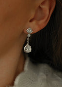 DewDrops Earrings Silver - Øredobber