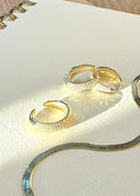 Dome Pave Ring White Gold - Ringer