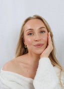 Dome Hoops Medium Gold - Øredobber