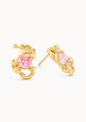 Melodie Earrings Pink Gold - Øredobber