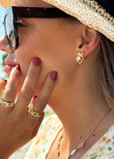 Melodie øredobber Lysblå - LOULOUIS