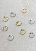 Pave Earcuff Olive Silver - Øredobber