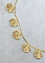 Ocean's Heartbeat Necklace Champagne Gold - Halskjede