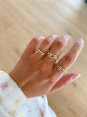 Melodie Ring Pink Gold - Ringer