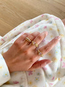 Melodie Ring Pink Gold - Ringer
