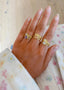 Luna Ring Champagne Gold - Ringer