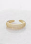 Dome Pave Ring White Gold - Ringer