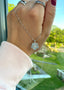 Lykkeblomst Necklace Blue Silver