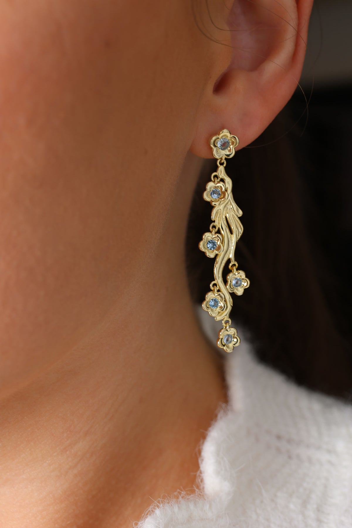 Daisy Flower Øreringe