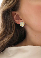 Blue Knot Earrings