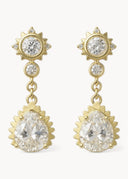 DewDrops Earrings Gold - Øredobber