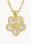 Lykkeblomst Necklace White Gold - Halskjede