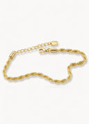 Connection gull armbånd på en lys beige bakgrunn