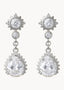 DewDrops Earrings Silver - Øredobber